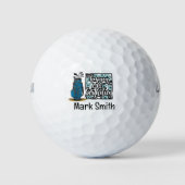 Golfer 75th Birthday Golfball (Vorderseite)