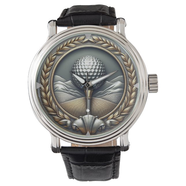Golfer Armbanduhr (Vorderseite)