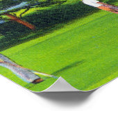 Golfer auf McGregor Golf Links Szene Poster (Ecke)