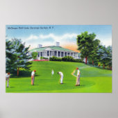 Golfer auf McGregor Golf Links Szene Poster (Vorne)