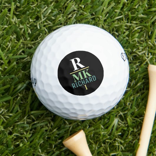 Golfer-Ausrüstung: Monogramm Golfball