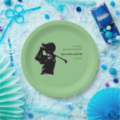 Golfer Bachelor Party Golftrip Classic Stilvoll Pappteller (Party)