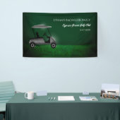 Golfer-Bachelor-Party - Green Golf carb - Golfspie Banner (Messeveranstaltung)