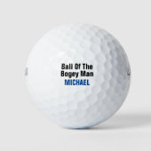 Golfer Ball Bogey Man Name Golf Ball (Vorderseite)