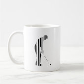 GOLFER BAR CODE Golf Golfsport Design Kaffeetasse (Links)