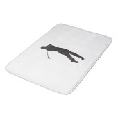 Golfer Bath Mat Badematte (Schrägansicht)