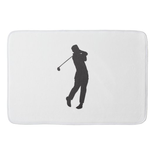 Golfer Bath Mat Badematte (Vorderseite)