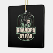 Golfer beste Opa nach Par Keramikornament (Links)