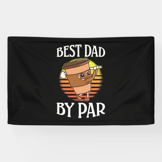Golfer bester Vater nach Par Banner (Horizontal)