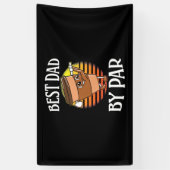 Golfer bester Vater nach Par Banner (Vertikal)