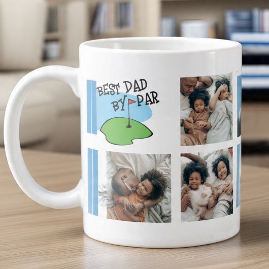Golfer Bester Vater Par Golf Pub 7 Foto Jumbo-Tasse