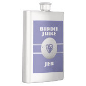 Golfer Birdie Spaß Sportspiel Flachmann (Rechts)