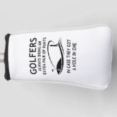 Golfer bringen immer ein zusätzliches Paar Golf Headcover (Vorderseite)