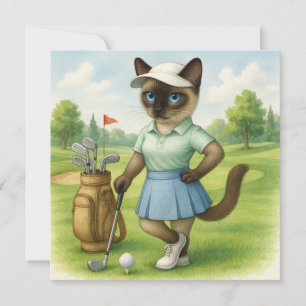 Golfer Cat Lady Turnier