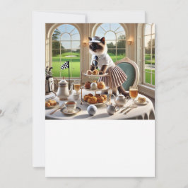 Golfer Cat Turnier Einladung