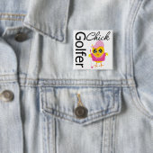 Golfer Chick Button (Beispiel)