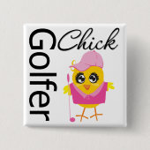 Golfer Chick Button (Vorderseite)