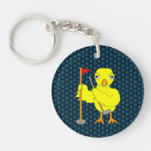 Golfer Chick Schlüsselanhänger (Vorderseite)