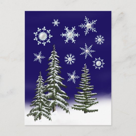 Golfer Christmas Feiertagspostkarte (Vorderseite)