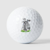 Golfer Classic Anfangsmonogramm Golfball (Vorderseite)