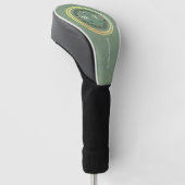 Golfer-Cover des Golf Players mit Logo-Name Headcover (angewinkelt)
