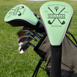 Golfer Cross Club Golf Headcover