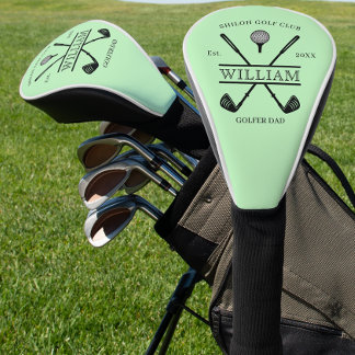 Golfer Cross Club Golf Headcover
