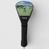 Golfer der Flugzeugindustrie für Pilot beim Golf Golf Headcover (Vorderseite)