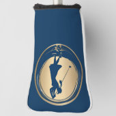 Golfer Design Golf Putter Cover Headcover (Rotieren 90)