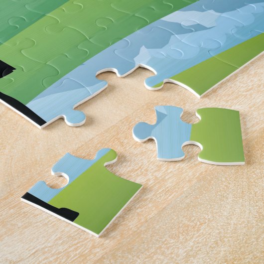 Golfer Design Jigsaw Puzzle (Seite)