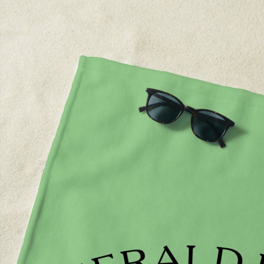 Golfer Design Monogram Golfer Template Beach Handt Strandtuch (Beispiel)