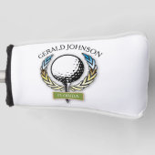 Golfer Design Monogram Golfer Template Golf Headcover (Vorderseite)
