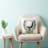 Golfer Design Monogram Golfer Template Pilze Kissen (Stuhl )