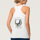 Golfer Design Monogram Golfer Template Tank Top (Rückseite)