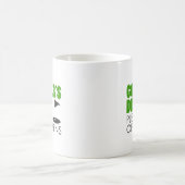 Golfer Diät viele Grüntöne Funny Golfing Tasse (Mittel)