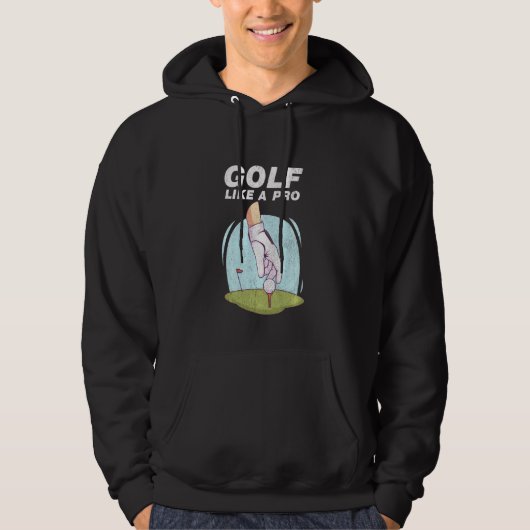 Golfer, die Liebe Golf spielen Hoodie (Vorderseite)