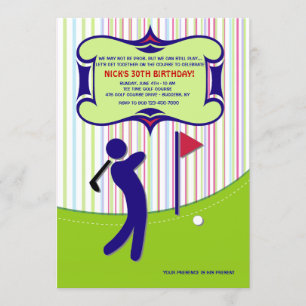 Golfer-Einladung Nr. 2 Einladung