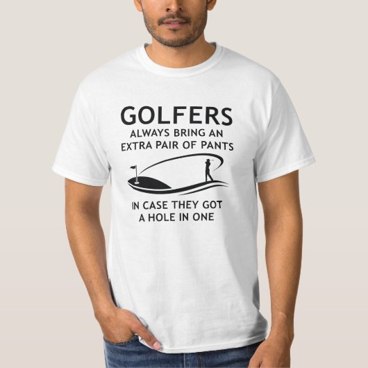 Golfer Extra Pants T-Shirt (Vorderseite)