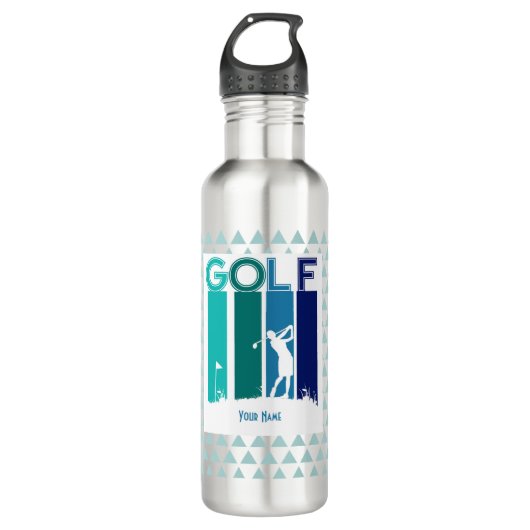 Golfer-Flasche für Frauen Edelstahlflasche (Vorderseite)