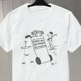 Golfer frage "Wie fahre ich?" - Golfen T-Shirt