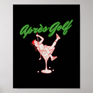 Golfer Frische Pasta machen Golf im Tessin Poster