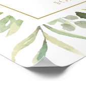 Golfer Funeral Celebration Of Life Photo Poster (Ecke)