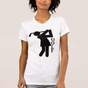 Golfer für Frauen - Golf-Symbol T-Shirt
