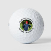 Golfer-Gedächtnis in einem benutzerdefinierten Mem Golfball (Vorderseite)