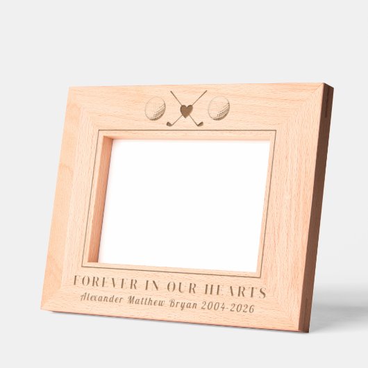 Golfer-Gedenkstätte Geätzte Rahmen (Links)