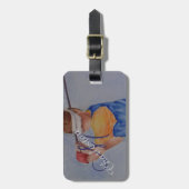 Golfer Gepäckanhänger (Vorderseite vertikal)