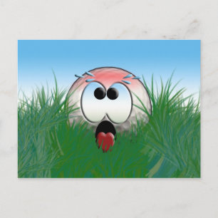 Golfer-Geschenk Idee Golfspieler Golfball Spaß Fun Postkarte