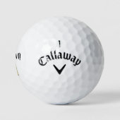 Golfer glücklicher Ruhestand mit Weinglas und Flas Golfball (Logo)