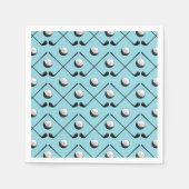 Golfer Golf Ball Muster Serviette (Vorderseite)