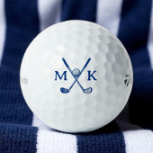 Golfer Golf Balls, identifiziert durch seine Initi Golfball